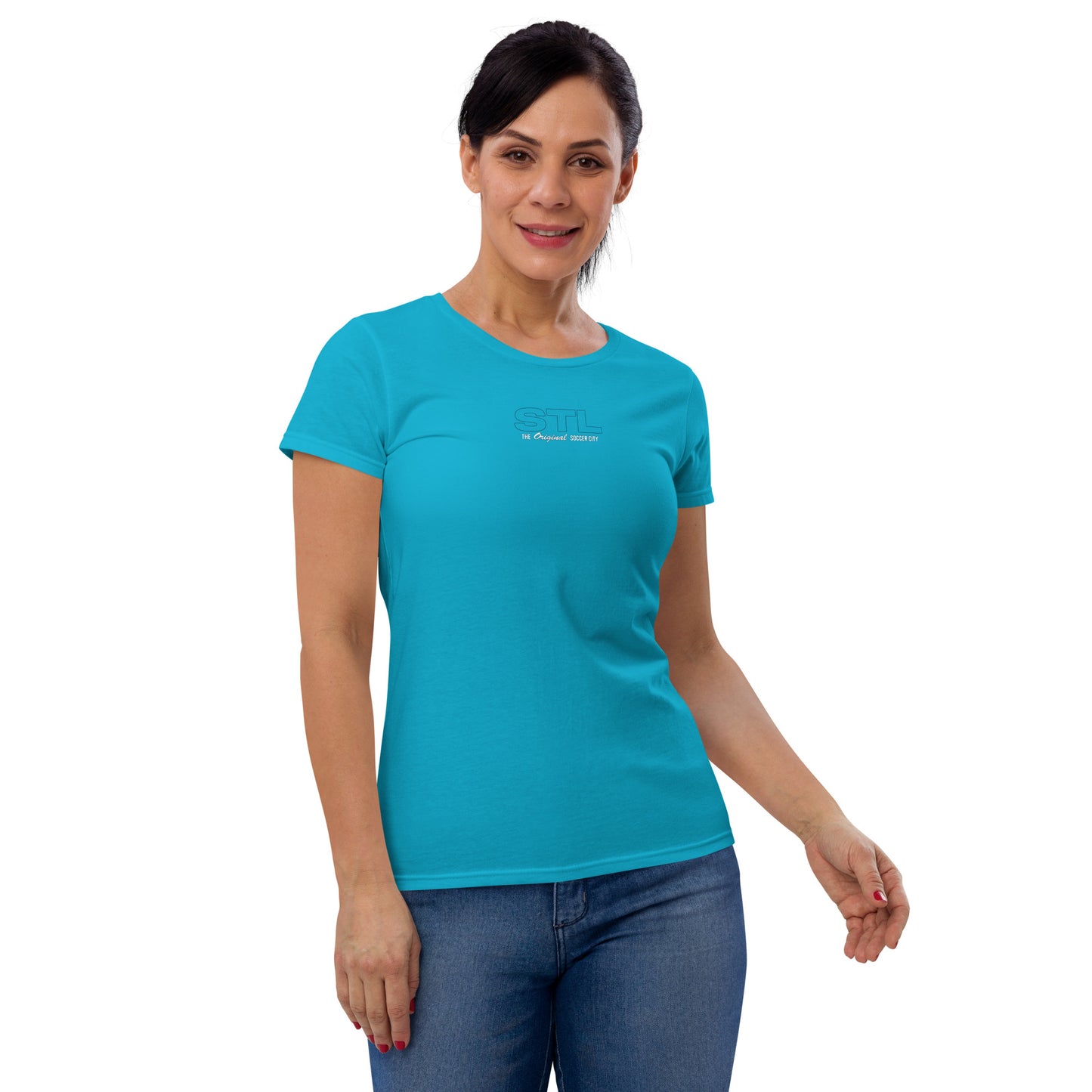 STL The Original Soccer City. Women's short sleeve t-shirt What an amazing soccer history we have.